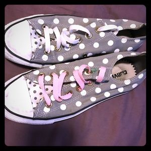 Size 9 Polka Dot Chuck Taylor’s